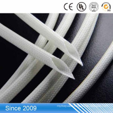 High Quality Acrylic Coated Fiberglass Sleeving Electronic Insulation Round Tube